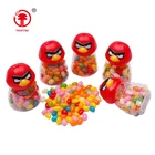 Top quality confectionery halal jelly brid shaped jelly beans soft candy fruit flavored gummy sweet
