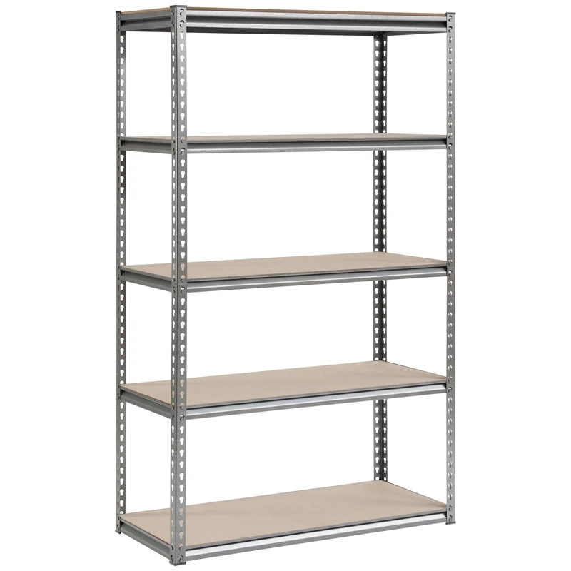 5 Tier Shelving Heavy Duty Steel Table Shop Workbench Rack Garage