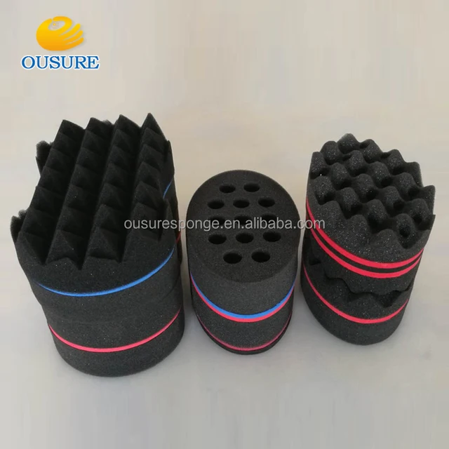 hot selling hair brush sponge/baber twist sponge/nudred hair