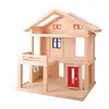 Handmade High Quality Wholesale Delicate Role Play Toy Wooden Doll House For Children