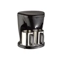 stainless steel french press coffee maker with 2 cups