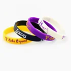 Wholesale High quality Custom logo Rubber Wristband Silicone bracelet