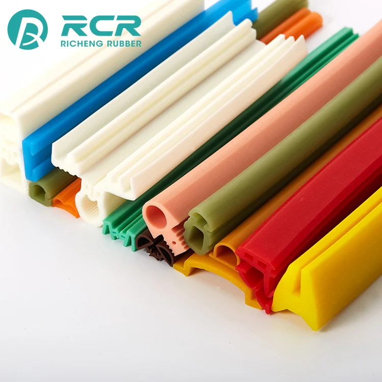 Customized color solid rubber seal silicone band for Machinery