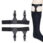New Pu Leather Socks Suspenders Garter Belt For Men