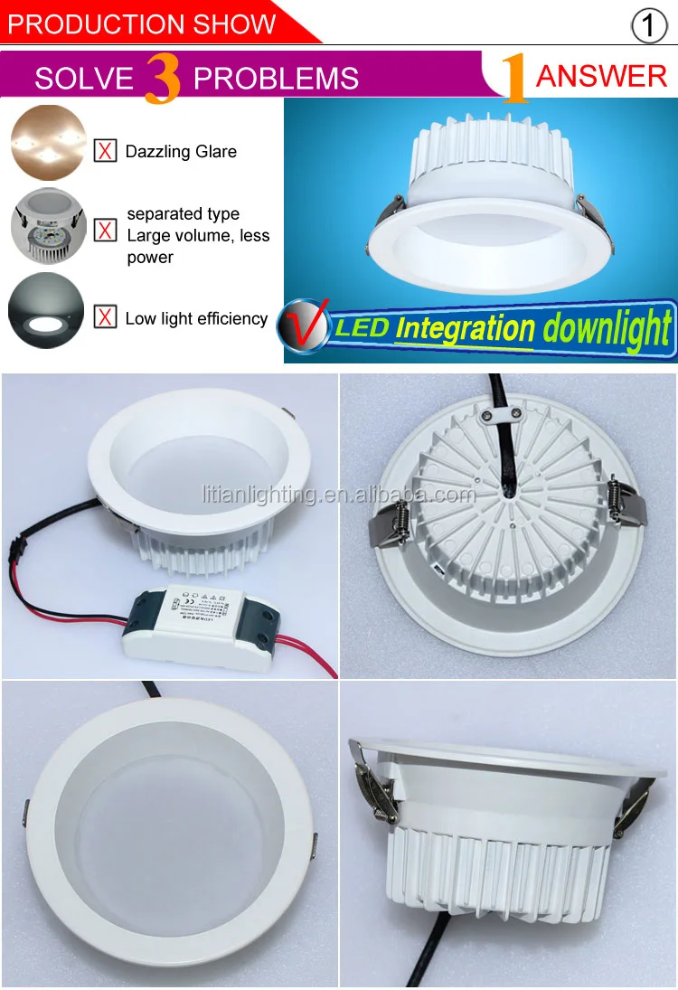 Adjustable beam angle 15w smd saa led downlight