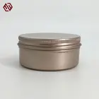 150g cosmetic container aluminum cream can jar with screw cap