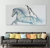 Home Wall Art Abstract Animal Horse Handmade Oil Painting
