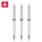 High Quality Brands Pearl White Ballpoint Pen with Custom Logo