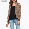 Wholesale Women high fashion Leopard Blazer design