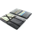 Fashion Bifold RFID money clip magic wallet with card holder