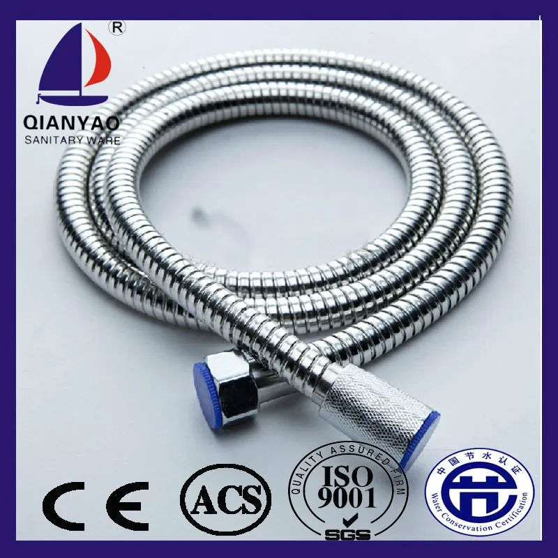 Flexible Extension Stainless Steel Shower Hose With Brass Nut And Epdm