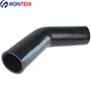 2" 102mm Black 45degree Silicone Hose Elbow Coupler Turbo Air Intake Connecting Pipe