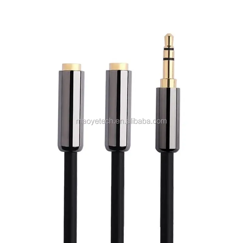 3.5mm Audio Stereo Y Splitter Cable 3.5mm Male to 2 Port 3.5mm Female for Earphone , Headstet Splitter Adapter , Phone - ANKUX.COM