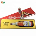 AY Customized Natural Rubber Bar Counter Mat, Borderless Bar Runner Mats