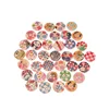 Fashion Design Wooden Button 15Mm 4 Holes Fancy Buttons For Clothes Children