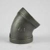 Black Malleable Iron Pipe Fitting 45 degree Elbows