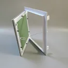 Aluminum roof door maintenance frame access panel push open