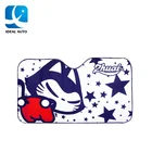 cute logo printing front car sunshade auto sun visor for baby