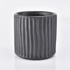 Luxury Black Ccramic Candle Holder For Home Decoration
