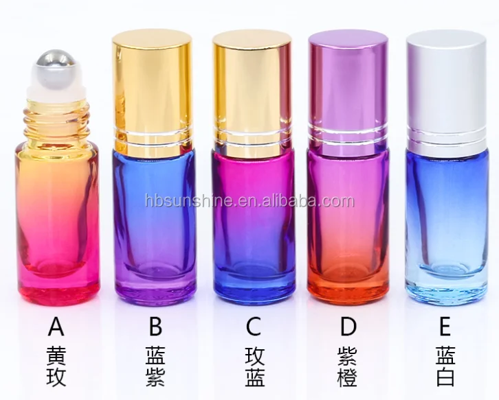 15ml bamboo roll on perfume essential oil glass roller on bottle