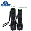 Best rechargeable police security led torch light flashlight latest power bank tactical flashlight