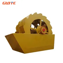 Wheel bucket sand washer used for concrete mixing plant