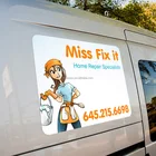 Fast Delivery Digital Printed Custom Advertising Car Magnet Sticker Wholesale