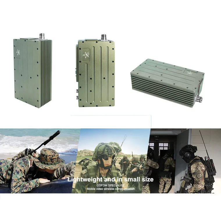 Energy Saving Light Weight Wireless Body-Worn Radio Signal Booster Mini UHD TV 50km/10km Long Range HDMI Transmitter