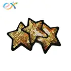 custom free design sequin patch embroidery patch sequin