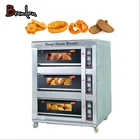 Brandon three deck six trays gas cake baking oven equipment