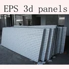 3D reinforced welded wire mesh foam panels for construction building materials