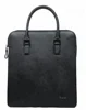 Best-selling classy fashion black european style genuine leather man handle bag