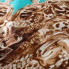 Popular fashion Satin Square Scarf new design Digital Summer Print Silky Scarves With Pure Color Edge