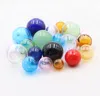 Wholesale Hand Blown Crystal Glass Bulk Scented Aroma Fragrance Beads with Single Hole for Metal Magic Box Necklace