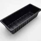 china supplier vacuum formed tray clear PET plastic box container with lid for 6pcs kiwis