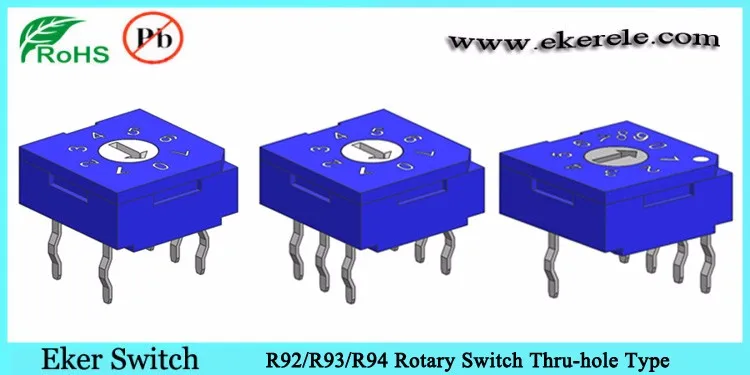 4 pole 3 position rotary switch 4 position