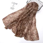 New Animal Leopard Print Shawl Women Hijab Large Size 90*180 scarf