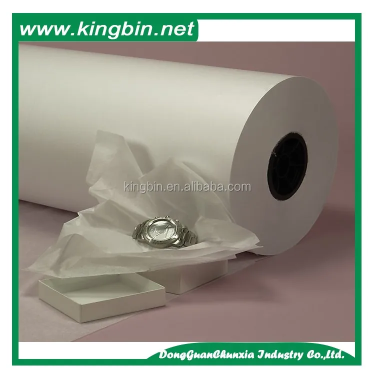 white  wrapping tissue paper