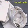 Free shipping High quality 1m 3ft Synchronous data usb Charging cable for iphone 6 8 X cable With original New packaging box