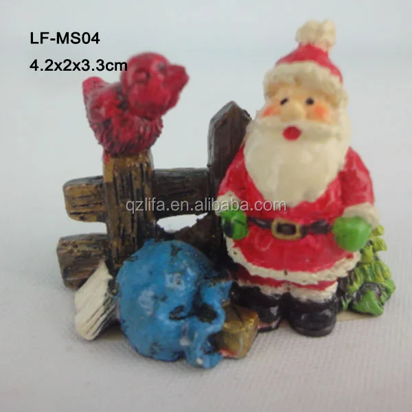 best selling crafts 2017 xmas gifts mini resin craft figurines