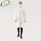 disposable plastic PE lab coat/rain coat/protect gown