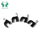 22mm Round PE Various Size Nail Circle Fixing Clip For Cable