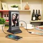 FYD 835E Table Stand Advertising Player Charging Station Display Different Contents on Both Sides