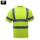 Wholesale factory cheap reflective T-shirt, EN471 safety shirt