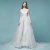 AWD-03 Real Luxury Lace Removable Skirt wedding dresses 2018 designs
