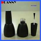 COSMETIC PACKING FROSTED MATT NAIL POLISH BOTTLE WITH BRUSH AND CAP