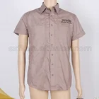brown custom casual label shirt Solid europe flannel shirt big size shirt for men