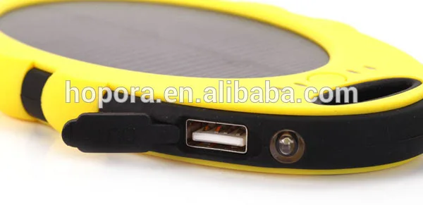5000mAh Mini Solar Power Bank Dual USB External Battery Pack Charger For Mobile Phone - ANKUX.COM