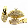 KB7729 fashion Nigeria Party ladies bridal shoes and matching bags italian shoes and bags to match women
