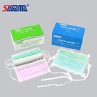 Disposable tie on 3-ply surgical non woven face mask
